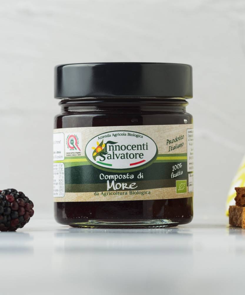 Composta di More solo zuccheri della frutta BIO