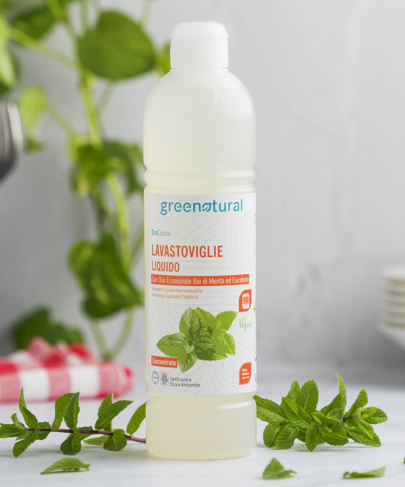 Lavastoviglie liquido menta ed eucalipto Bio ECO